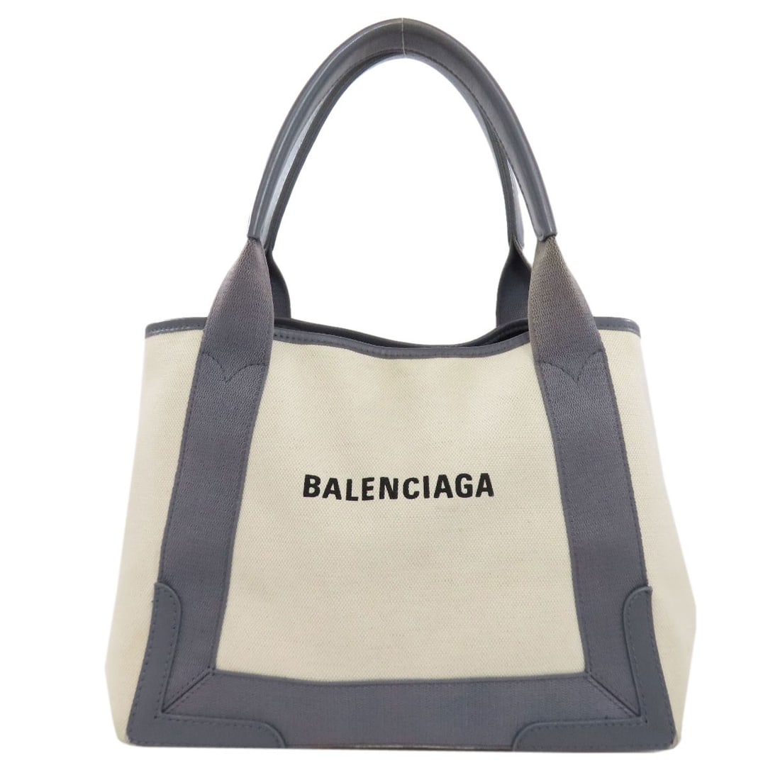 Canvas BALENCIAGA NAVY CABAS Tote Bag: Canvas BALENCIAGA NAVY CABAS Tote Bag This listing features Canvas BALENCIAGA NAVY CABAS Tote Bag. Item specifics are provided below. Item Specifics: Brand: BALENCIAGA Style: Tote Bag Exterior Materia