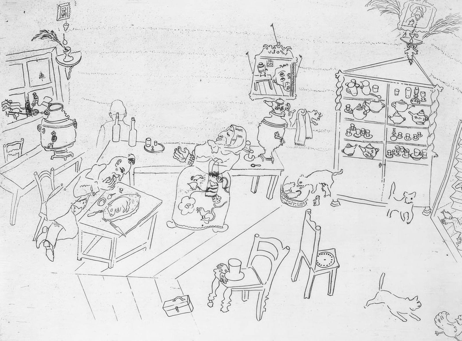 19231927 - Marc Chagall - Meal at the Inn - from Dead Souls - Etching: 19231927 - Marc Chagall - Meal at the Inn - from Dead Souls - Etching This listing features 19231927 - Marc Chagall - Meal at the Inn - from Dead Souls - Etching. Item specifics are provided below. It