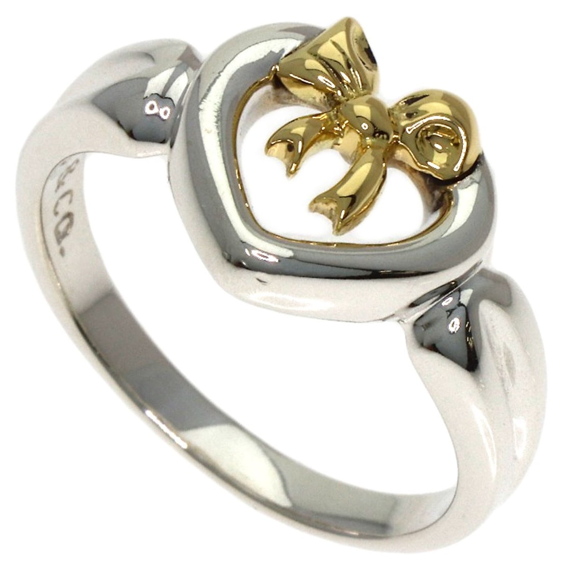Gold TIFFANY&Co. Heart ribbon Ring Silver 18K Yellow: Gold TIFFANY&Co. Heart ribbon Ring Silver 18K Yellow This listing features Gold TIFFANY&Co. Heart ribbon Ring Silver 18K Yellow. Item specifics are provided below. Item Specifics: Brand: TIFFANY&Co. S