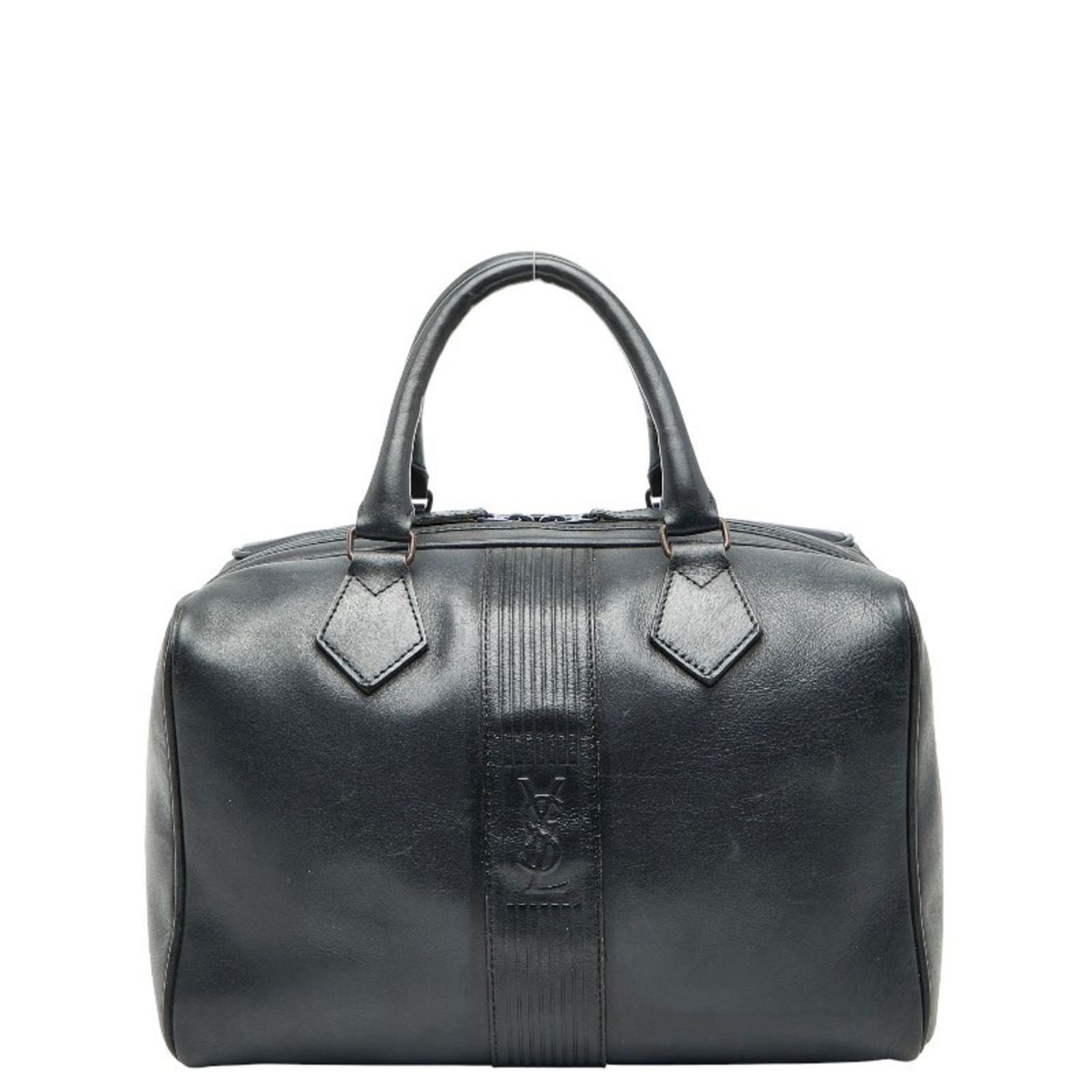 Leather Saint Laurent Boston Bag: Leather Saint Laurent Boston Bag This listing features Leather Saint Laurent Boston Bag. Item specifics are provided below. Item Specifics: Brand: Saint Laurent Type: Boston Bag Material: Leather Colo