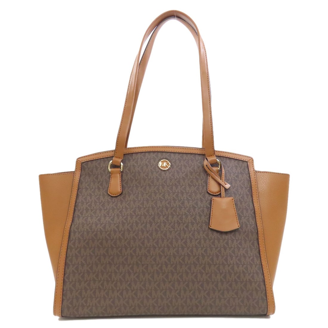 PVC Michael Kors MK signature Tote Bag: PVC Michael Kors MK signature Tote Bag This listing features PVC Michael Kors MK signature Tote Bag. Item specifics are provided below. Item Specifics: Brand: Michael Kors Style: Tote Bag Exterior Mat