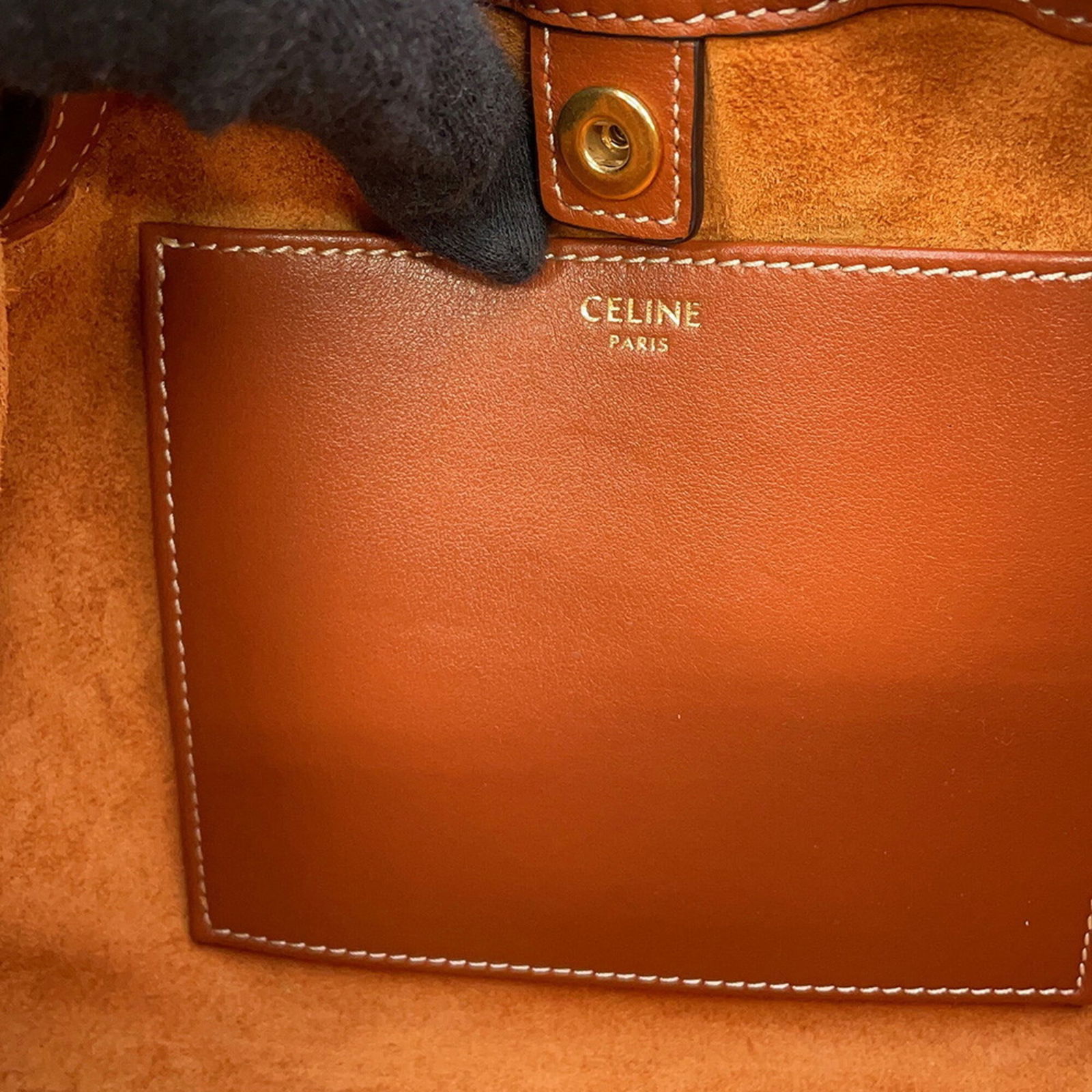 Leather Celine Handbag - 11