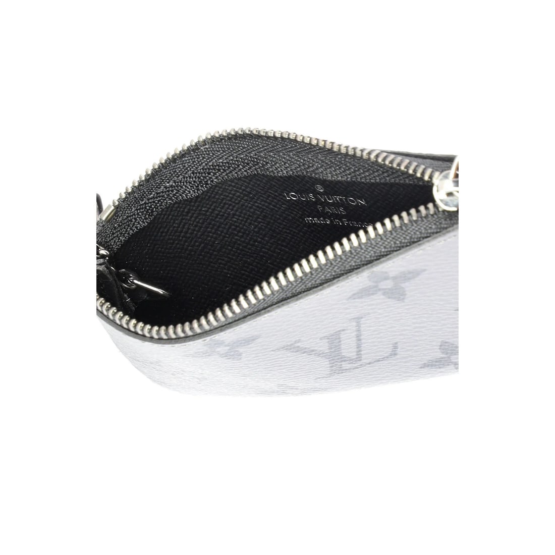Canvas Louis Vuitton Key Pouch Reverse Monogram Eclipse - 6
