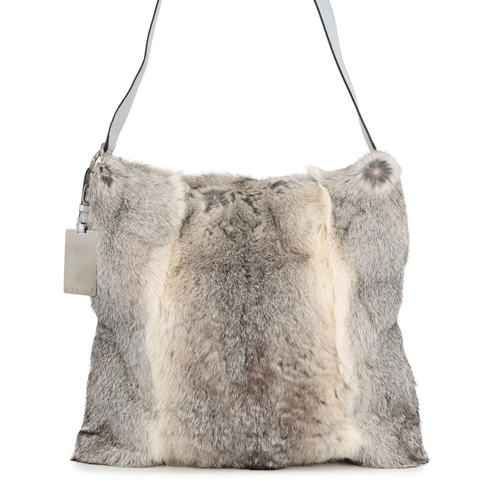Fur Celine Shoulder Bag: Fur Celine Shoulder Bag This listing features Fur Celine Shoulder Bag. Item specifics are provided below. Item Specifics: Brand: Celine Type: Shoulder Bag Material: Fur Color: Gray, Silver Hardware Co