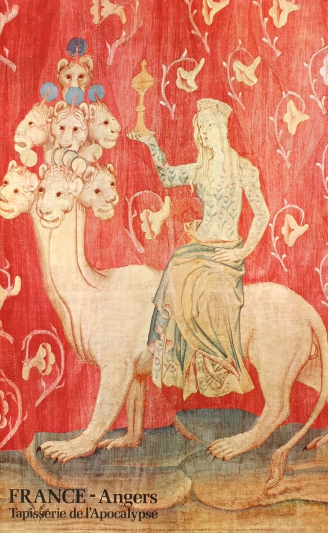 Renaissance ARTIST UNKNOWN Tapisserie de L'Apocalypse 39" x 24.5" Poster 1972 (1 of 1)
