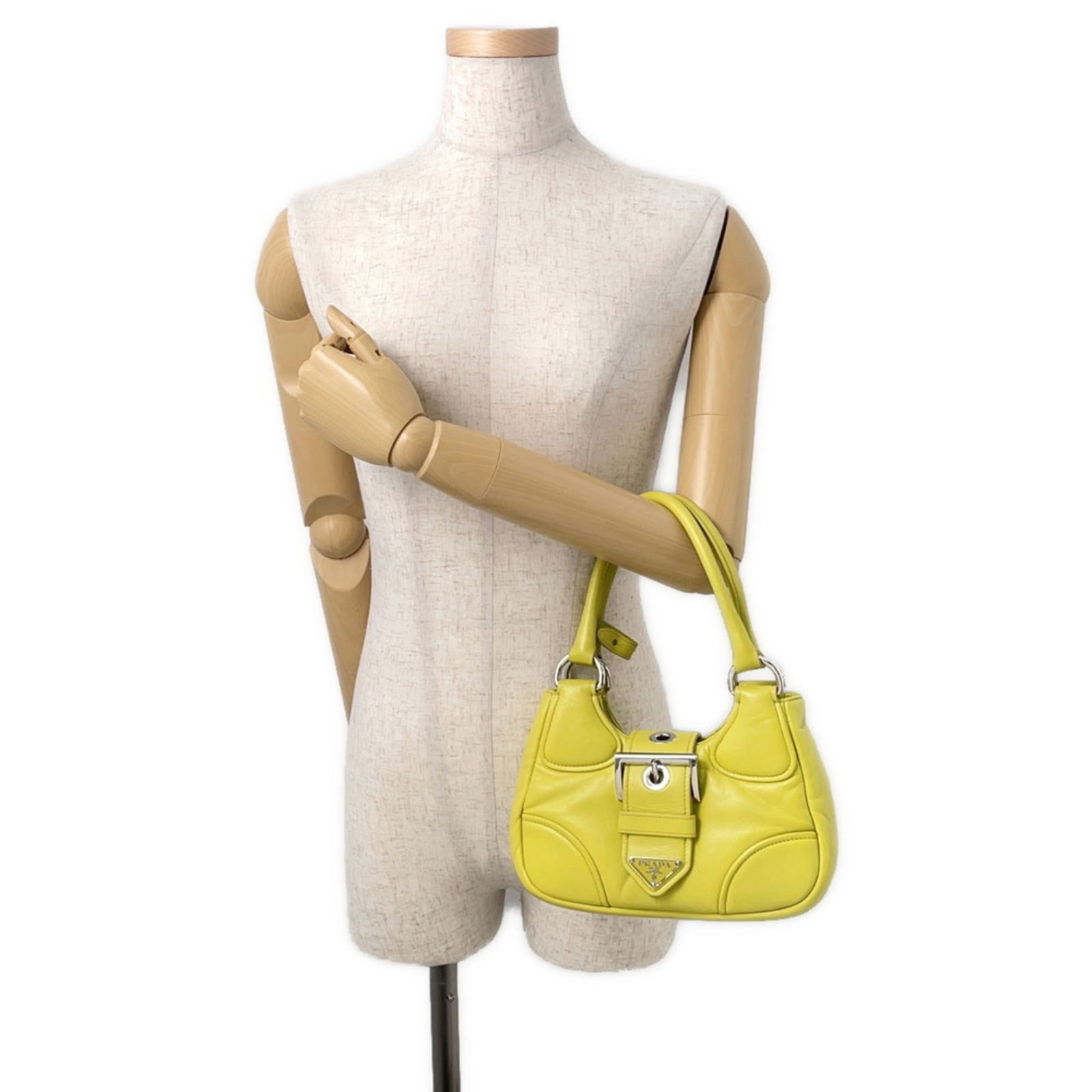 Leather Prada Handbag - 4