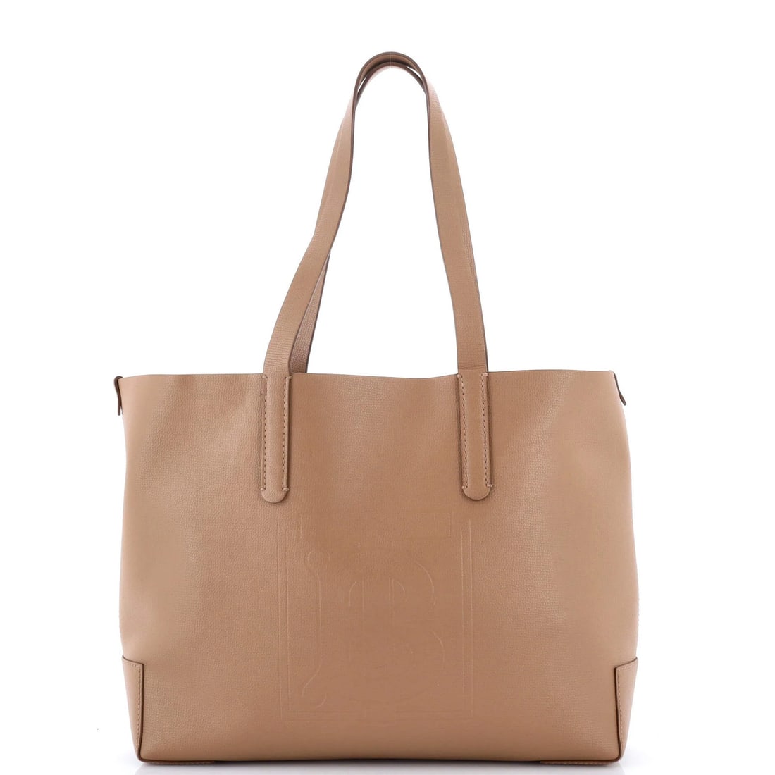 Medium Burberry TB Logo Tote Leather: Medium Burberry TB Logo Tote Leather This listing features Medium Burberry TB Logo Tote Leather. Item specifics are provided below. Item Specifics: Brand: Burberry Exterior Material: Leather Style: To