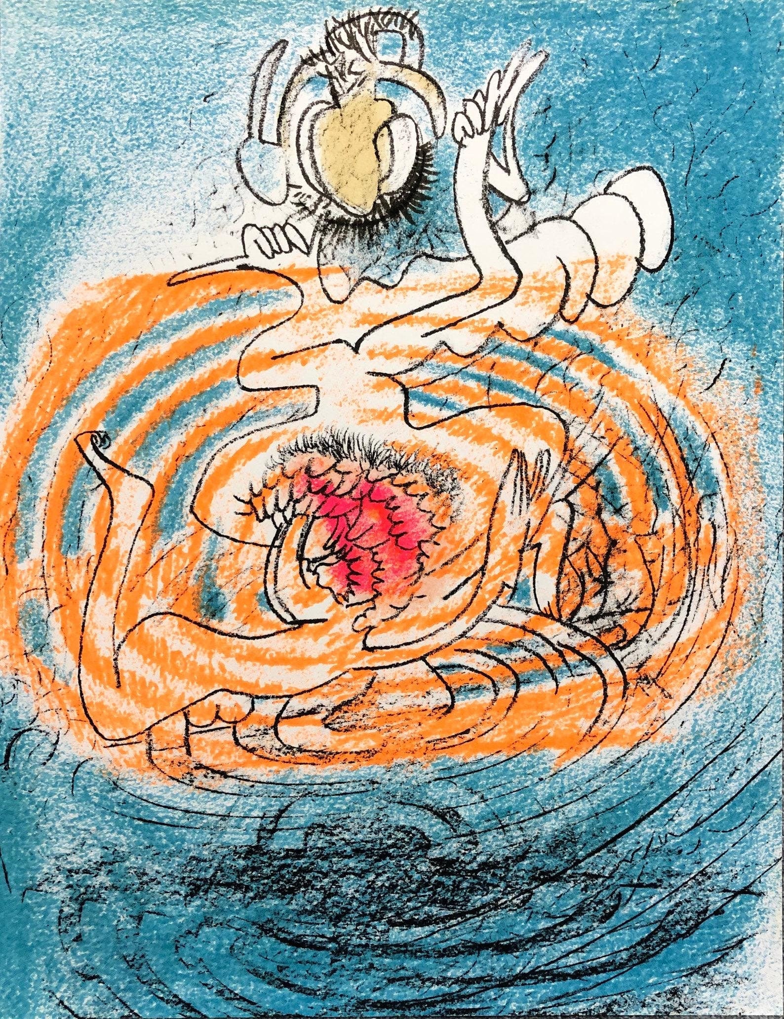 Lithograph - Roberto Matta - Composition - XXe sicle (1 of 5)