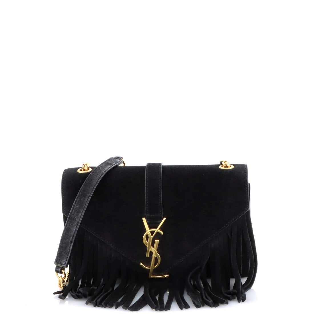 Small Saint Laurent Classic Monogram Fringe Crossbody Bag Suede: Small Saint Laurent Classic Monogram Fringe Crossbody Bag Suede This listing features Small Saint Laurent Classic Monogram Fringe Crossbody Bag Suede. Item specifics are provided below. Item Specifics