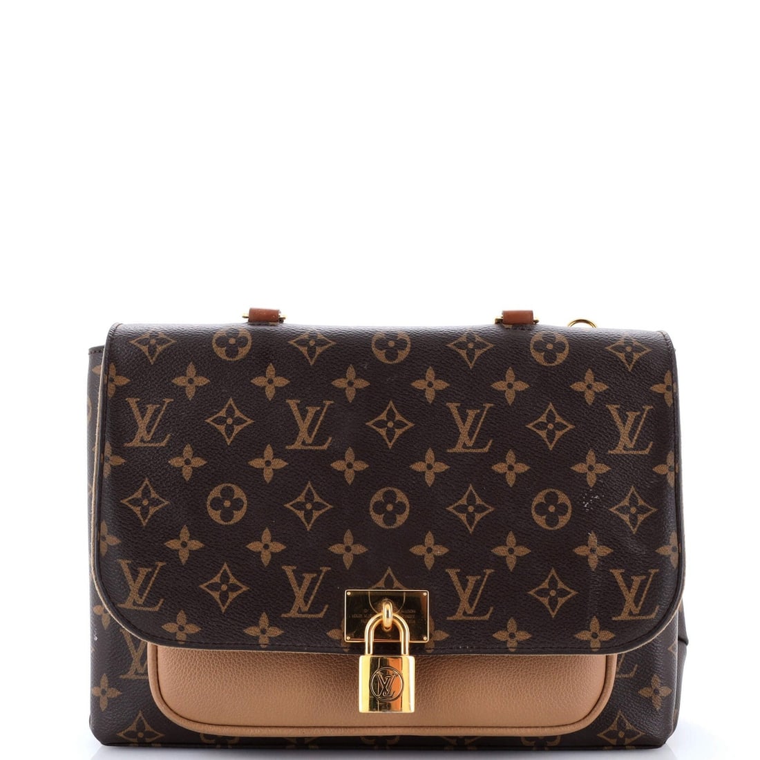 Leather Louis Vuitton Marignan Handbag Monogram Canvas with: Leather Louis Vuitton Marignan Handbag Monogram Canvas with This listing features Leather Louis Vuitton Marignan Handbag Monogram Canvas with. Item specifics are provided below. Item Specifics: Brand: