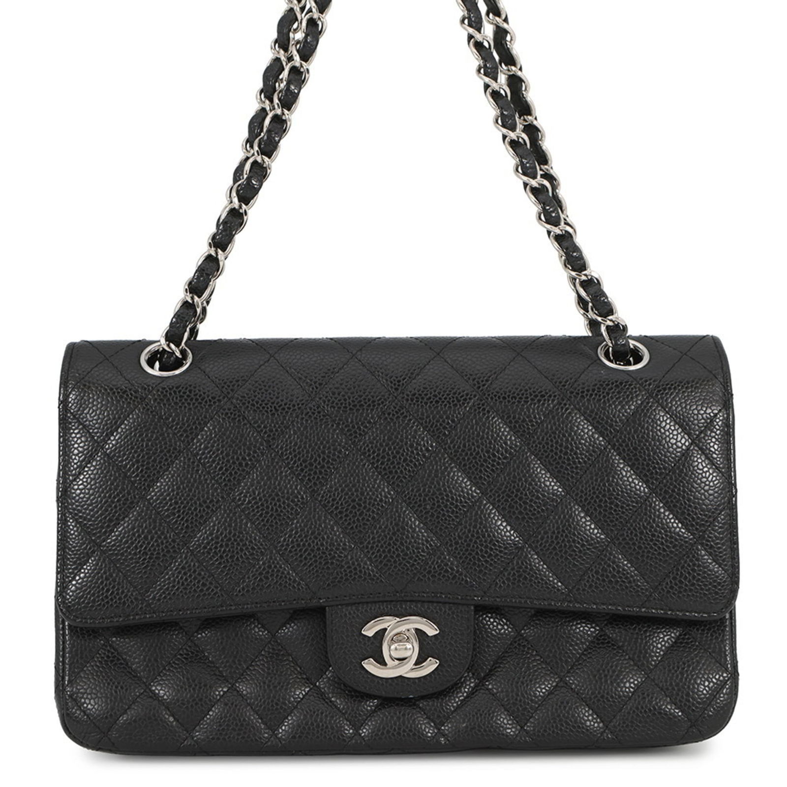 Calfskin Chanel Shoulder Bag Grained: Calfskin Chanel Shoulder Bag Grained This listing features Calfskin Chanel Shoulder Bag Grained. Item specifics are provided below. Item Specifics: Brand: Chanel Type: Shoulder Bag Material: Grained C