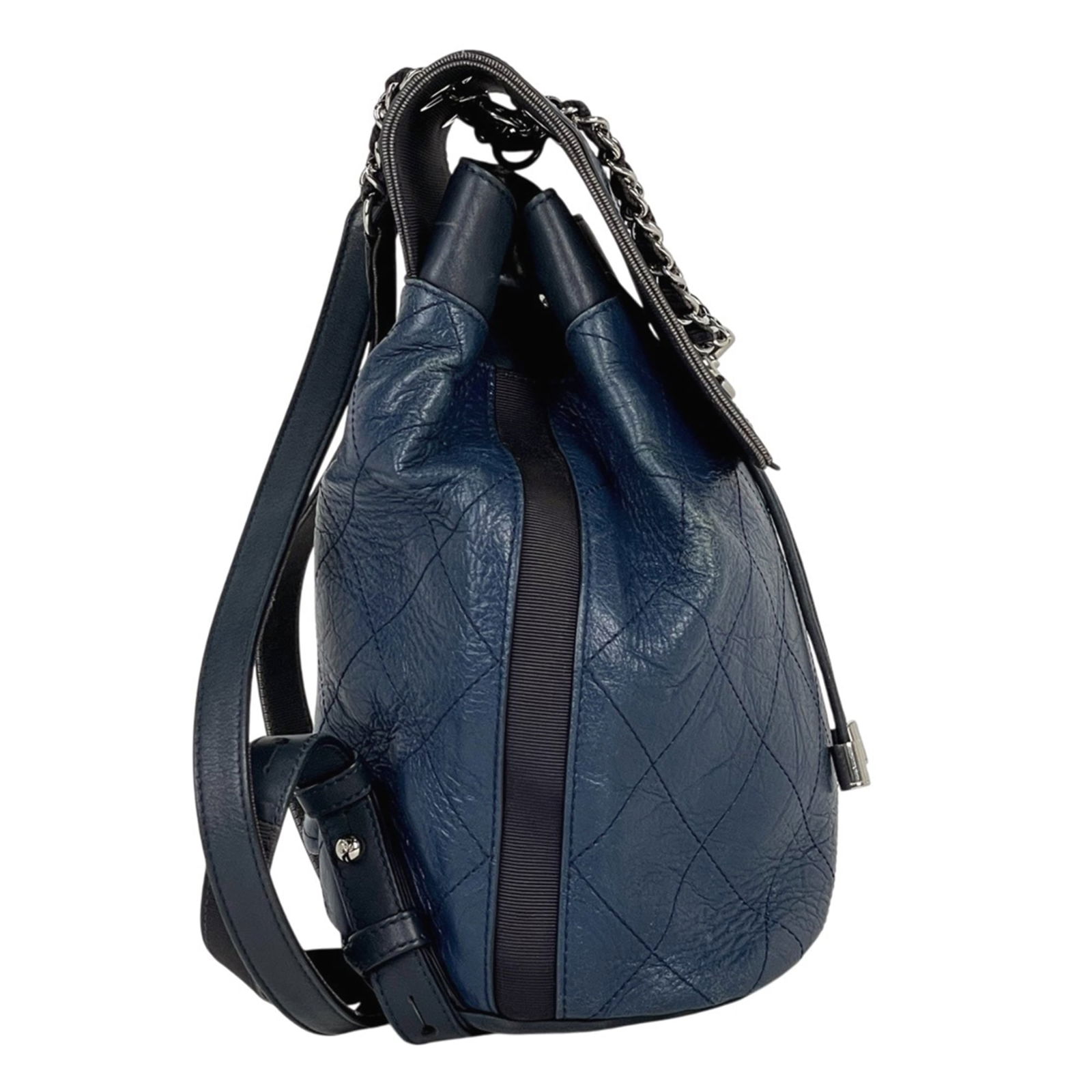 Leather Chanel Backpack - 4