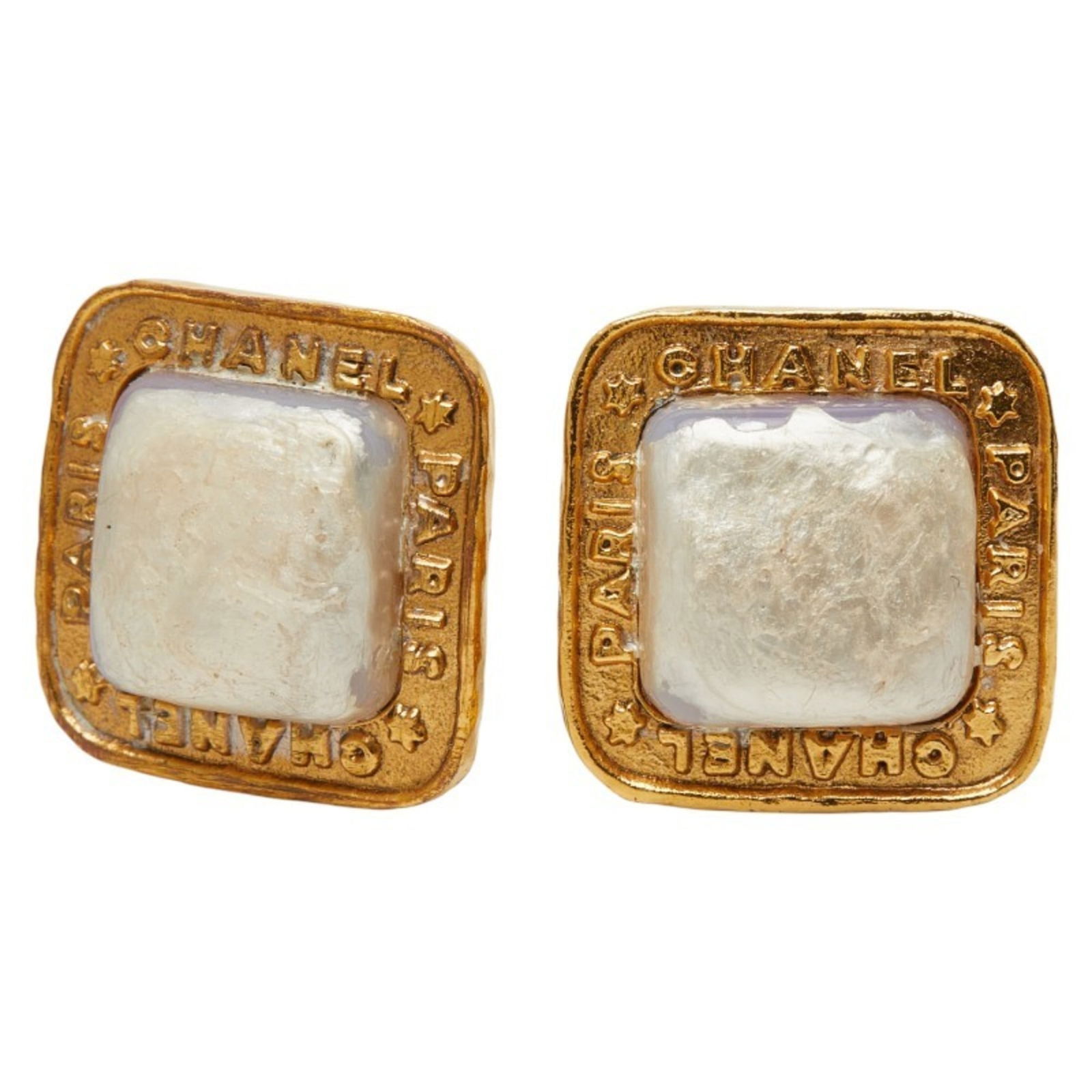 Earrings Chanel Clip: Earrings Chanel Clip This listing features Earrings Chanel Clip. Item specifics are provided below. Item Specifics: Brand: Chanel Type: Clip Earrings Gender: Women Color: Gold Size (Hxwxd): 24.90mm x