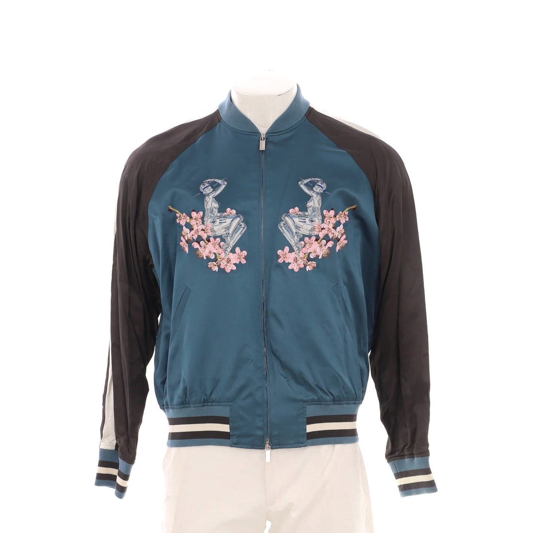 Viscose Christian Dior Men's Sorayama Bomber Jacket Embroidered (1 of 4)