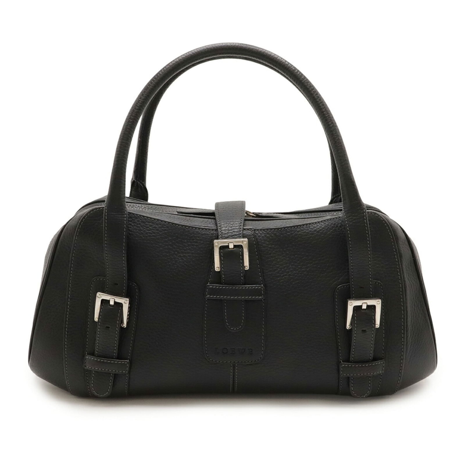 Handbag Leather - Loewe Boston Bag: Handbag Leather - Loewe Boston Bag This listing features Handbag Leather - Loewe Boston Bag. Item specifics are provided below. Item Specifics: Brand: Loewe Type: Boston Bag, Handbag Material: Leather