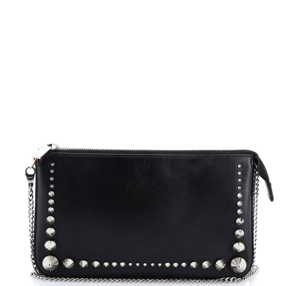Leather Christian Louboutin Loubila Chain Clutch Spiked: Leather Christian Louboutin Loubila Chain Clutch Spiked This listing features Leather Christian Louboutin Loubila Chain Clutch Spiked. Item specifics are provided below. Item Specifics: Brand: Christi