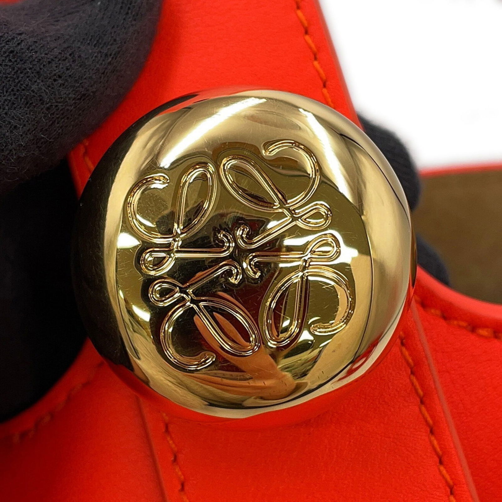 Leather Loewe Handbag - 13