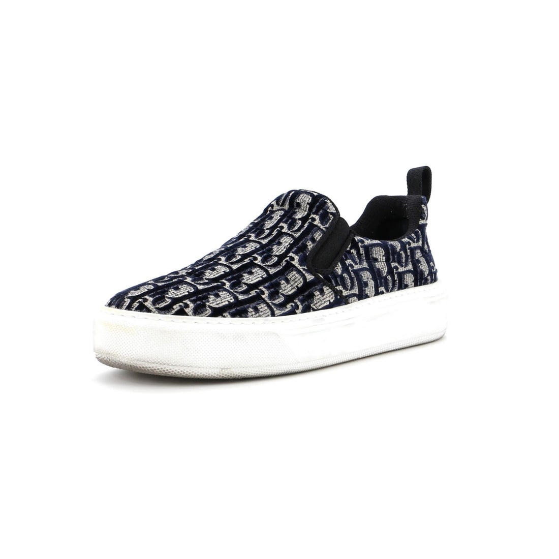 Velvet Christian Dior Women's Solar Slip-On Sneakers Oblique (1 of 6)