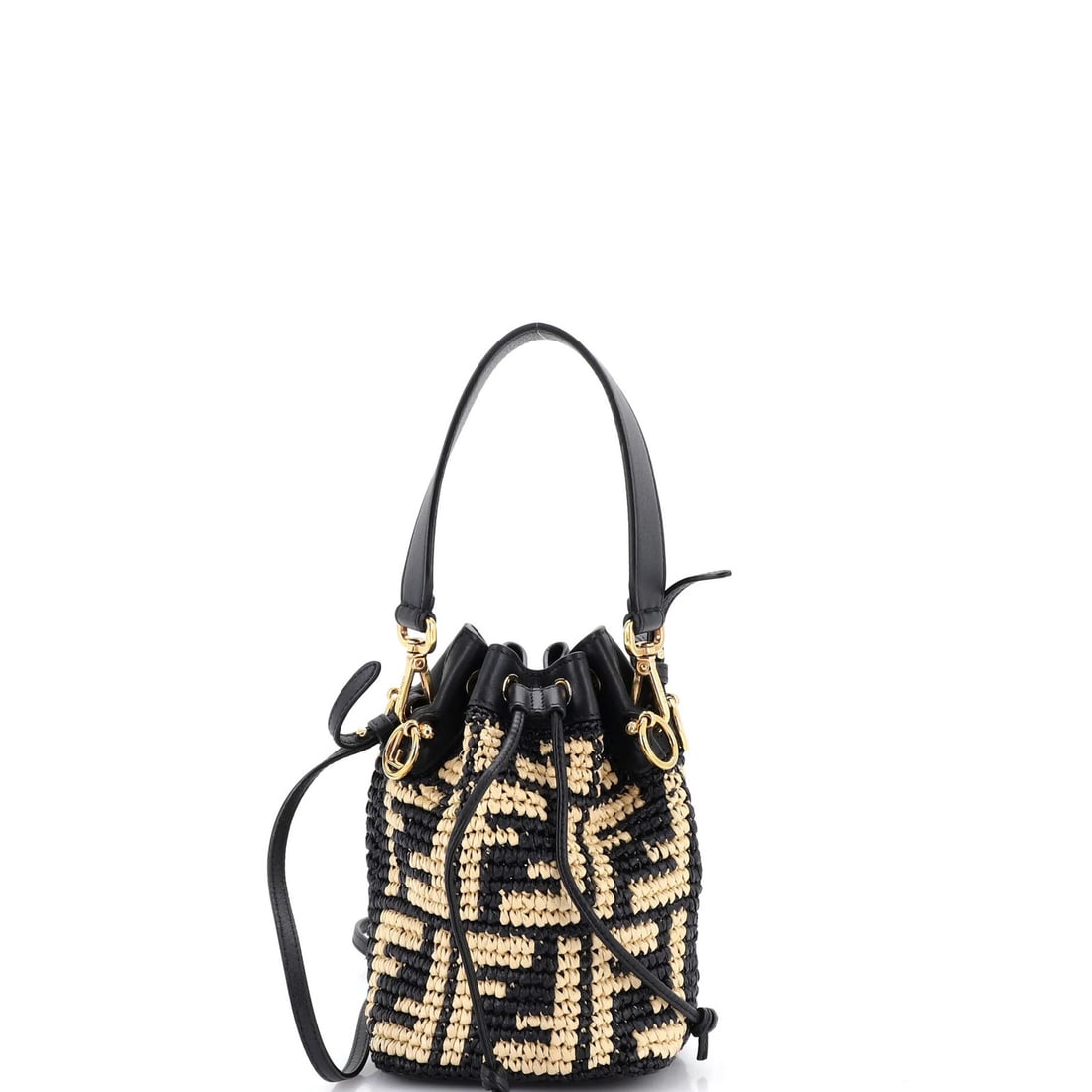 Mini Fendi Mon Tresor Bucket Bag Zucca Raffia: Mini Fendi Mon Tresor Bucket Bag Zucca Raffia This listing features Mini Fendi Mon Tresor Bucket Bag Zucca Raffia. Item specifics are provided below. Item Specifics: Brand: Fendi Exterior Material: Le