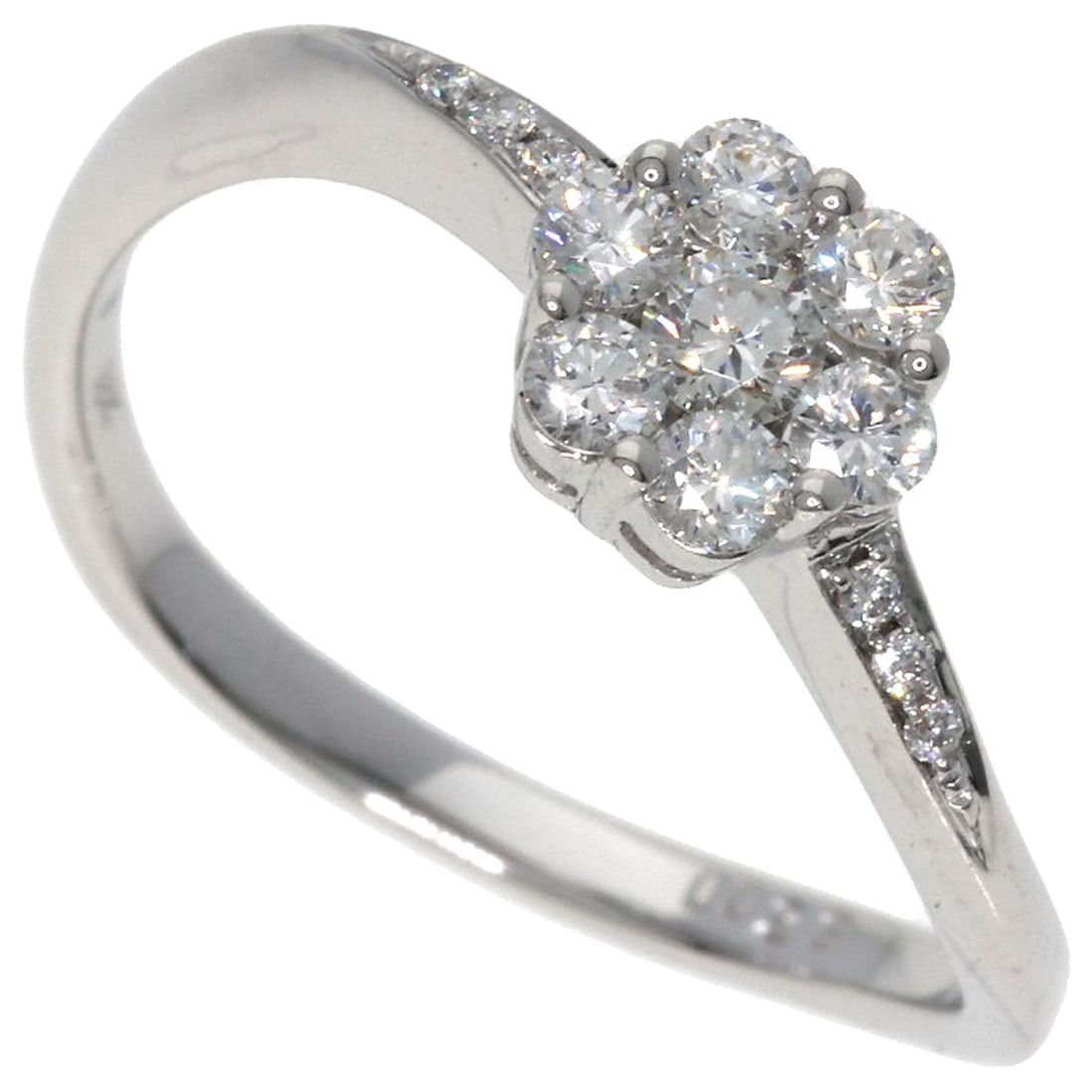 Gold Ponte Vecchio Flower motif Ring K18 White: Gold Ponte Vecchio Flower motif Ring K18 White This listing features Gold Ponte Vecchio Flower motif Ring K18 White. Item specifics are provided below. Item Specifics: Brand: Ponte Vecchio Style: Ring