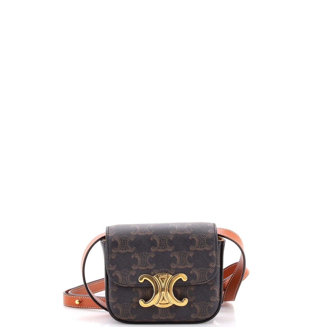 Mini Celine Triomphe Shoulder Bag Triomphe Coated Canvas: Mini Celine Triomphe Shoulder Bag Triomphe Coated Canvas This listing features Mini Celine Triomphe Shoulder Bag Triomphe Coated Canvas. Item specifics are provided below. Item Specifics: Brand: Celin