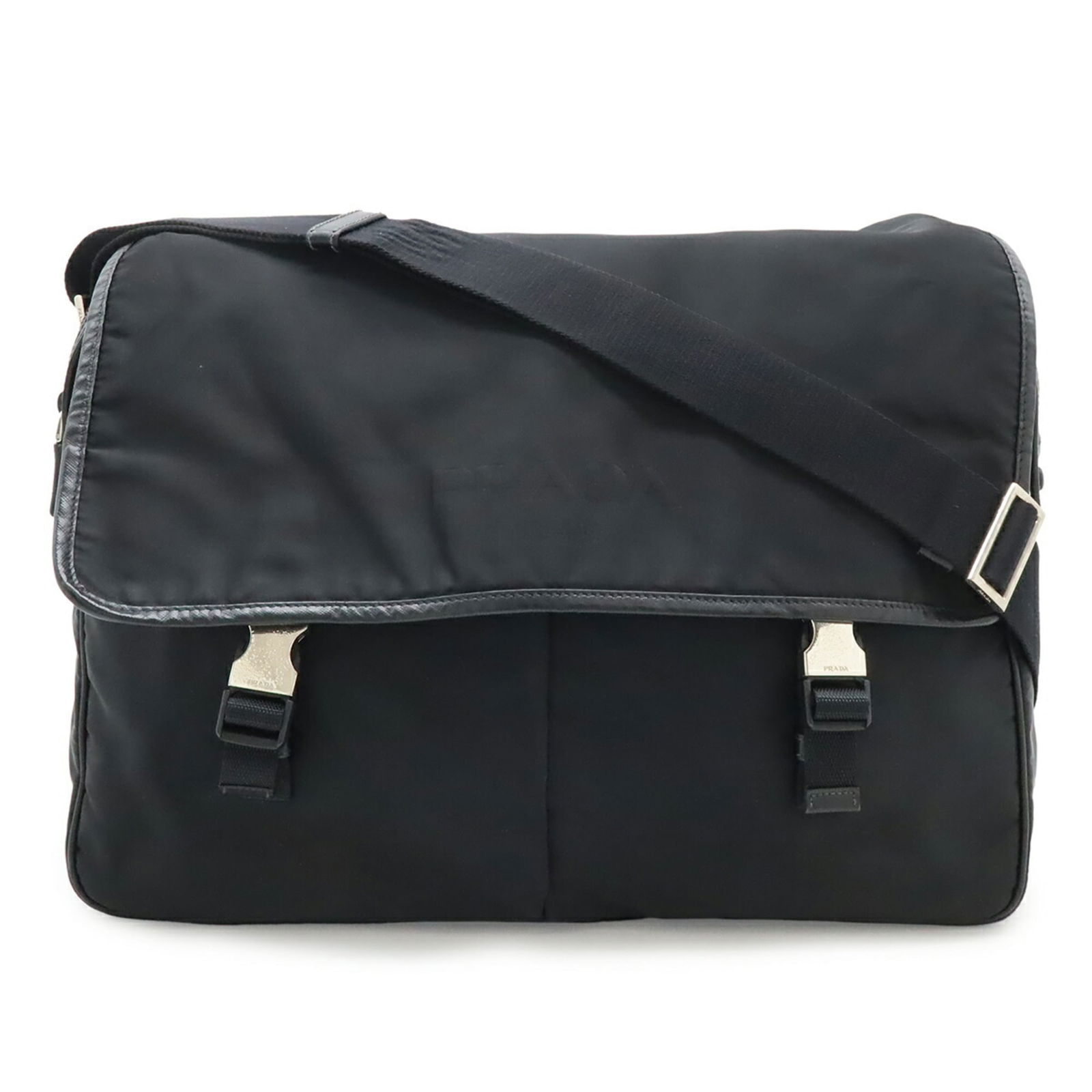 Leather - Prada Shoulder Bag Nylon: Leather - Prada Shoulder Bag Nylon This listing features Leather - Prada Shoulder Bag Nylon. Item specifics are provided below. Item Specifics: Brand: Prada Type: Shoulder Bag Material: Nylon , Leathe