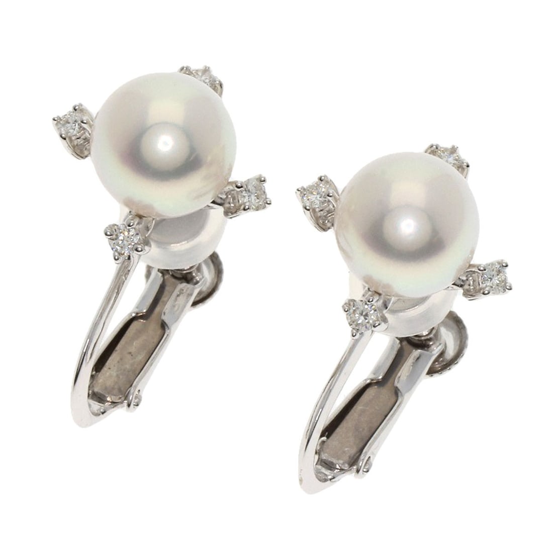 K14WG TASAKI Pearl Diamond Earring K18 White Gold: K14WG TASAKI Pearl Diamond Earring K18 White Gold This listing features K14WG TASAKI Pearl Diamond Earring K18 White Gold. Item specifics are provided below. Item Specifics: Brand: TASAKI Style: Earri