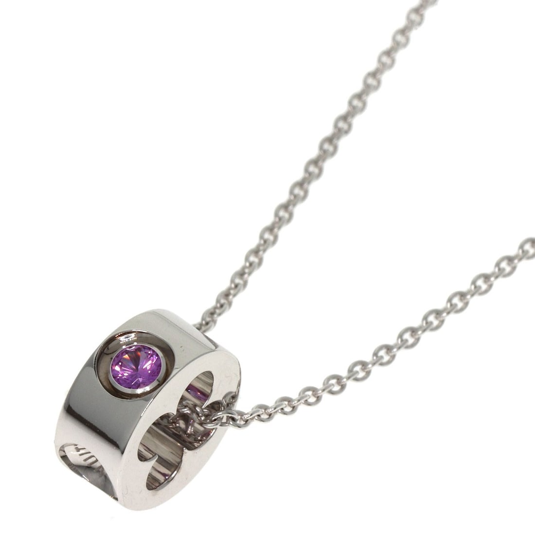 Gold LOUIS VUITTON Pandantif Empreinte Pink Sapphire Necklace K18 White: Gold LOUIS VUITTON Pandantif Empreinte Pink Sapphire Necklace K18 White This listing features Gold LOUIS VUITTON Pandantif Empreinte Pink Sapphire Necklace K18 White. Item specifics are provided below