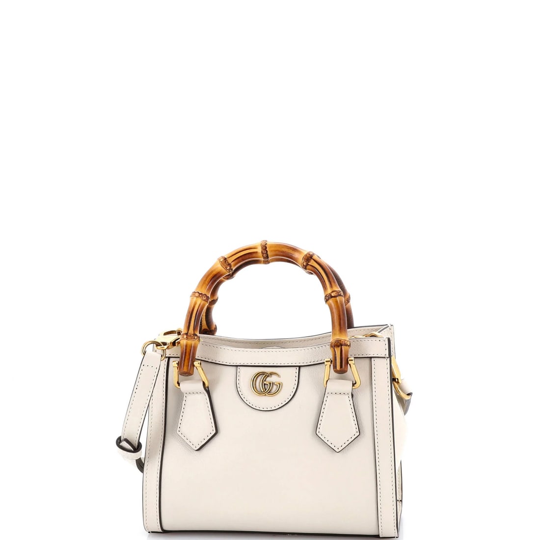 Mini Gucci Diana NM Bamboo Handle Tote Leather (1 of 5)