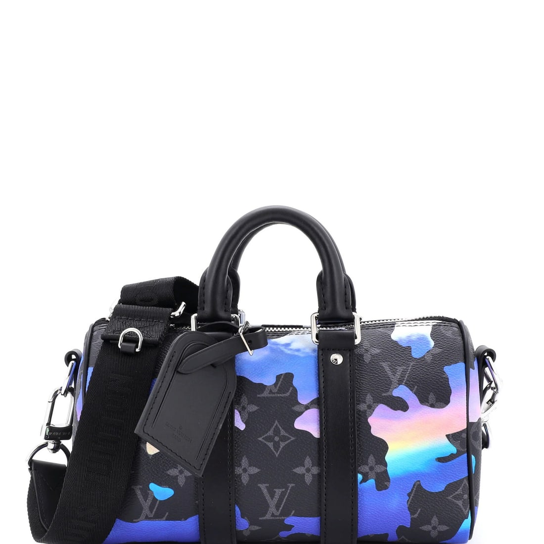 25 Louis Vuitton Keepall Bandouliere Bag Sunset Monogram Eclipse Canvas: 25 Louis Vuitton Keepall Bandouliere Bag Sunset Monogram Eclipse Canvas This listing features 25 Louis Vuitton Keepall Bandouliere Bag Sunset Monogram Eclipse Canvas. Item specifics are provided below