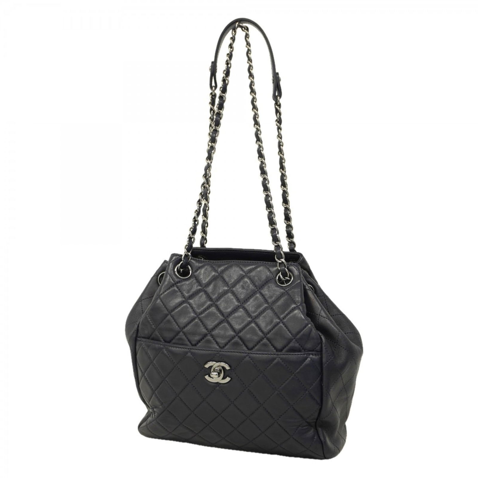 Leather Chanel Shoulder Bag: Leather Chanel Shoulder Bag This listing features Leather Chanel Shoulder Bag. Item specifics are provided below. Item Specifics: Brand: Chanel Type: Shoulder Bag Material: Leather Leather/Fur Type: