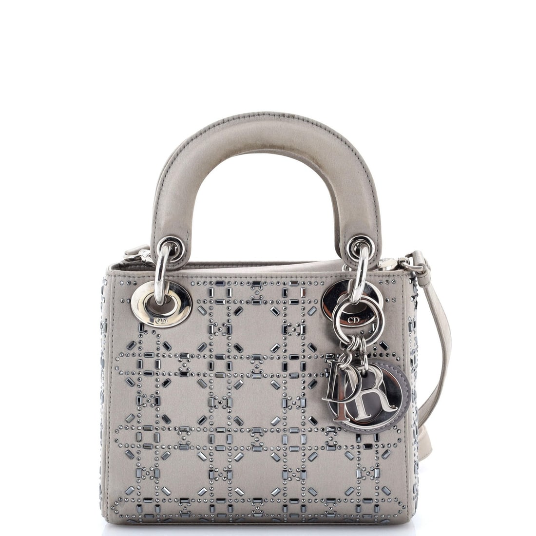Mini Christian Dior Lady Dior Bag Crystal Embellished Cannage Quilt Satin: Mini Christian Dior Lady Dior Bag Crystal Embellished Cannage Quilt Satin This listing features Mini Christian Dior Lady Dior Bag Crystal Embellished Cannage Quilt Satin. Item specifics are provided b