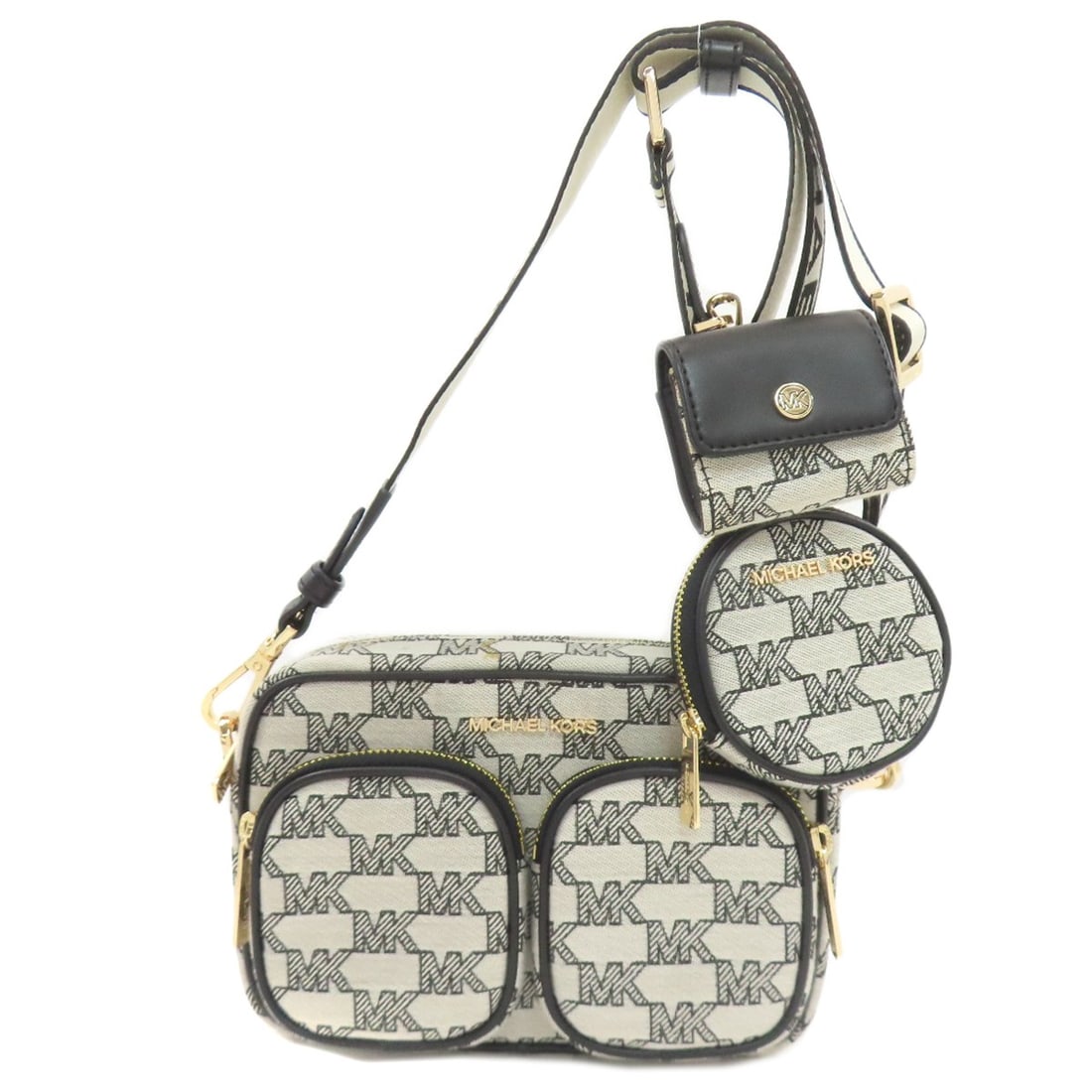 Canvas Michael Kors MK signature Shoulder Bag (1 of 16)