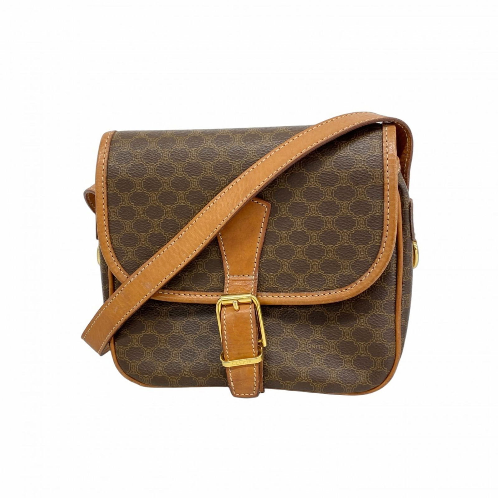 Pvc Celine Shoulder Bag: Pvc Celine Shoulder Bag This listing features Pvc Celine Shoulder Bag. Item specifics are provided below. Item Specifics: Brand: Celine Type: Shoulder Bag Material: Pvc Color: Brown Hardware Color: Go