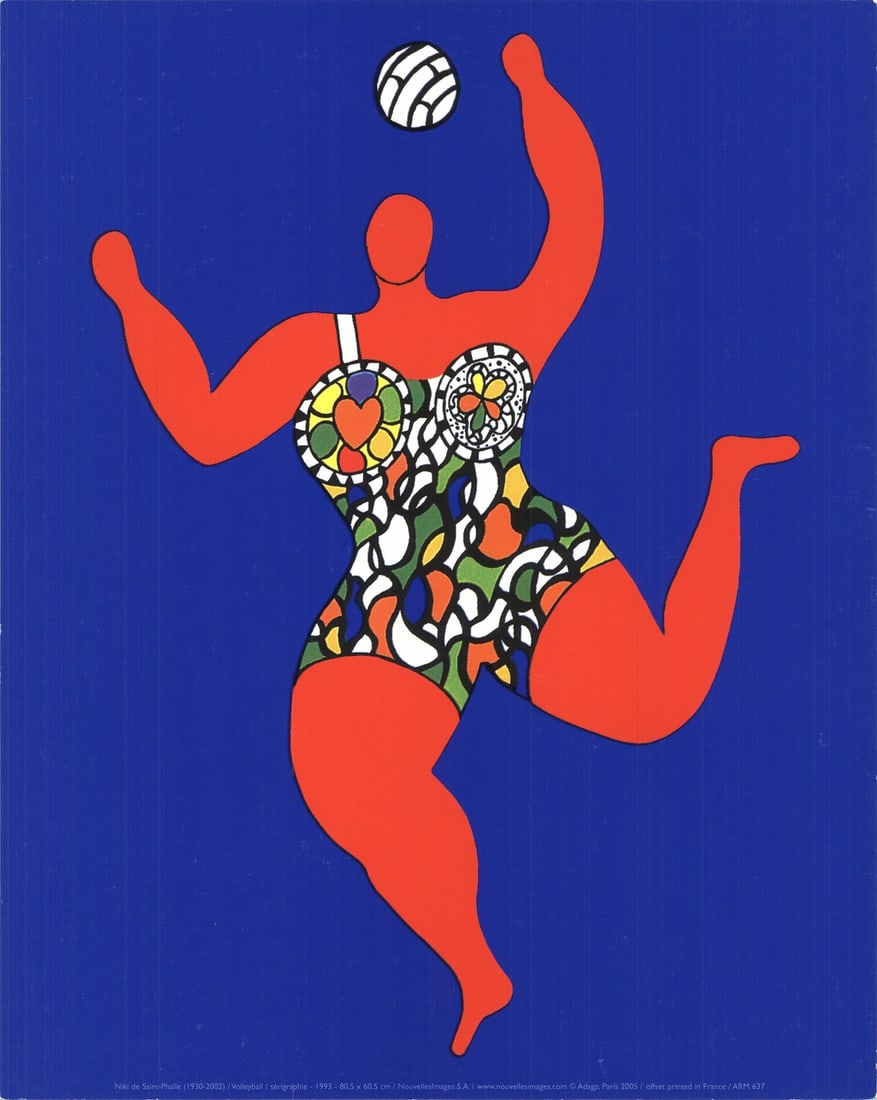 Modernism NIKI DE SAINT PHALLE Volleyball 11.75" x 9.5" Poster 2005: Modernism NIKI DE SAINT PHALLE Volleyball 11.75" x 9.5" Poster 2005 This listing features Modernism NIKI DE SAINT PHALLE Volleyball 11.75" x 9.5" Poster 2005. Item specifics are provided below. Item S