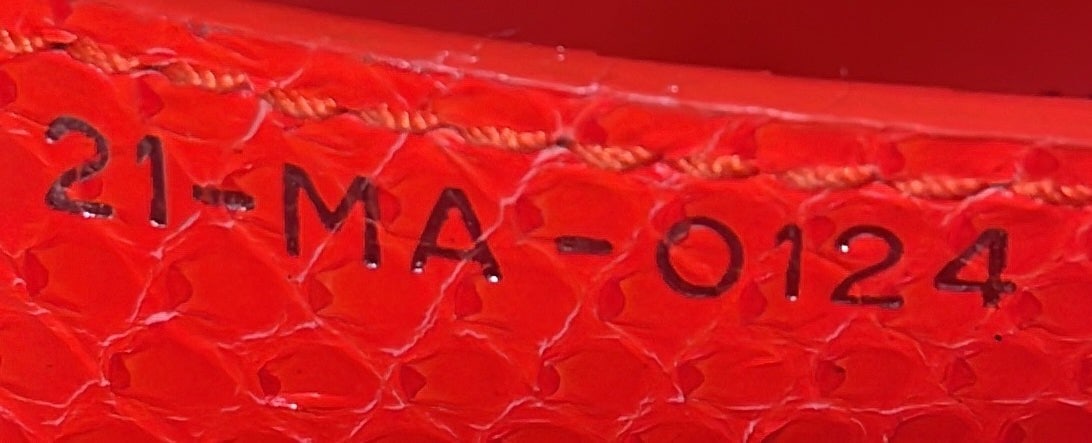 Large Christian Dior Lady Dior Bag Python - 8