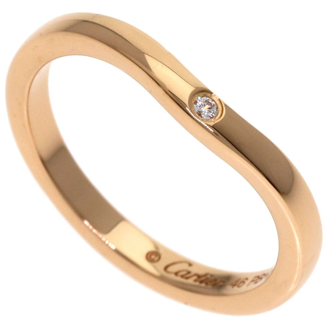 Gold CARTIER Ballerina 3P Diamond#46 Ring K18 Pink: Gold CARTIER Ballerina 3P Diamond#46 Ring K18 Pink This listing features Gold CARTIER Ballerina 3P Diamond#46 Ring K18 Pink. Item specifics are provided below. Item Specifics: Brand: CARTIER Style: Ri