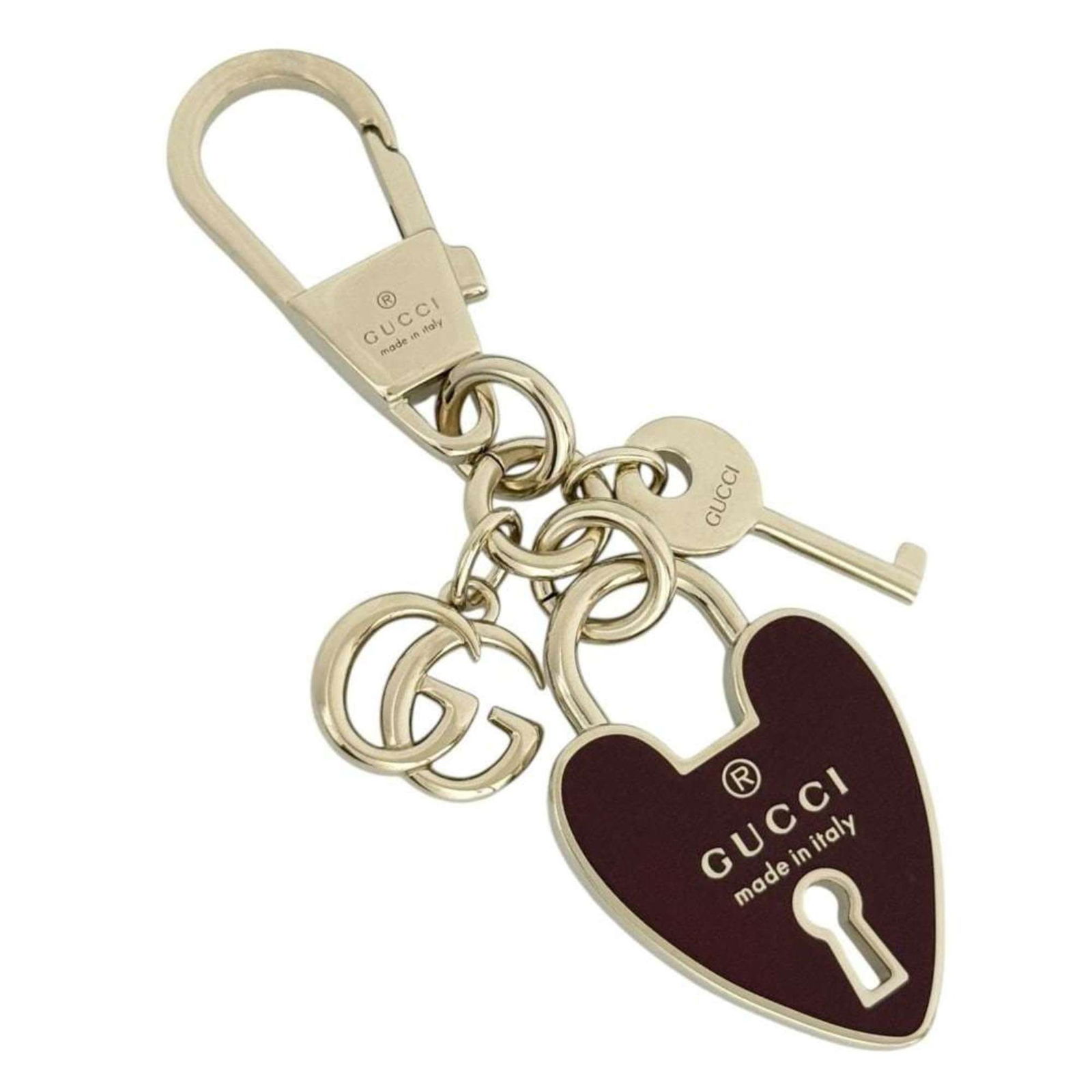 Metal Gucci Keyring: Metal Gucci Keyring This listing features Metal Gucci Keyring. Item specifics are provided below. Item Specifics: Brand: Gucci Type: Keyring Gender: Women Material: Metal Condition: Used (like new), M