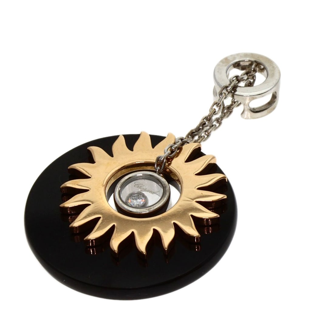 Gold Chopard Happy Diamond San Pendant top K18 Pink Gold K18 White: Gold Chopard Happy Diamond San Pendant top K18 Pink Gold K18 White This listing features Gold Chopard Happy Diamond San Pendant top K18 Pink Gold K18 White. Item specifics are provided below. Item Spe