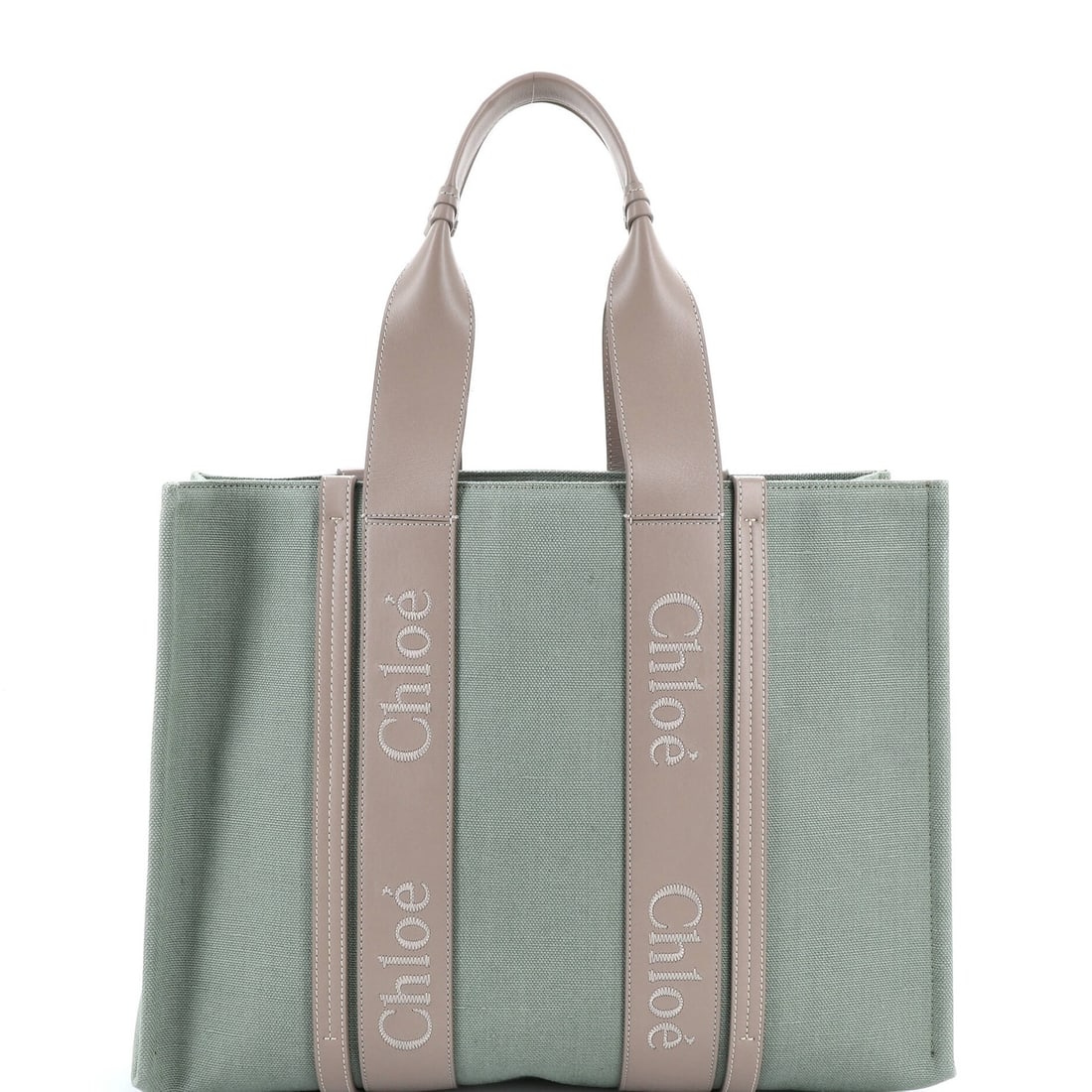 Large Chloe Woody Tote Leather (1 of 5)