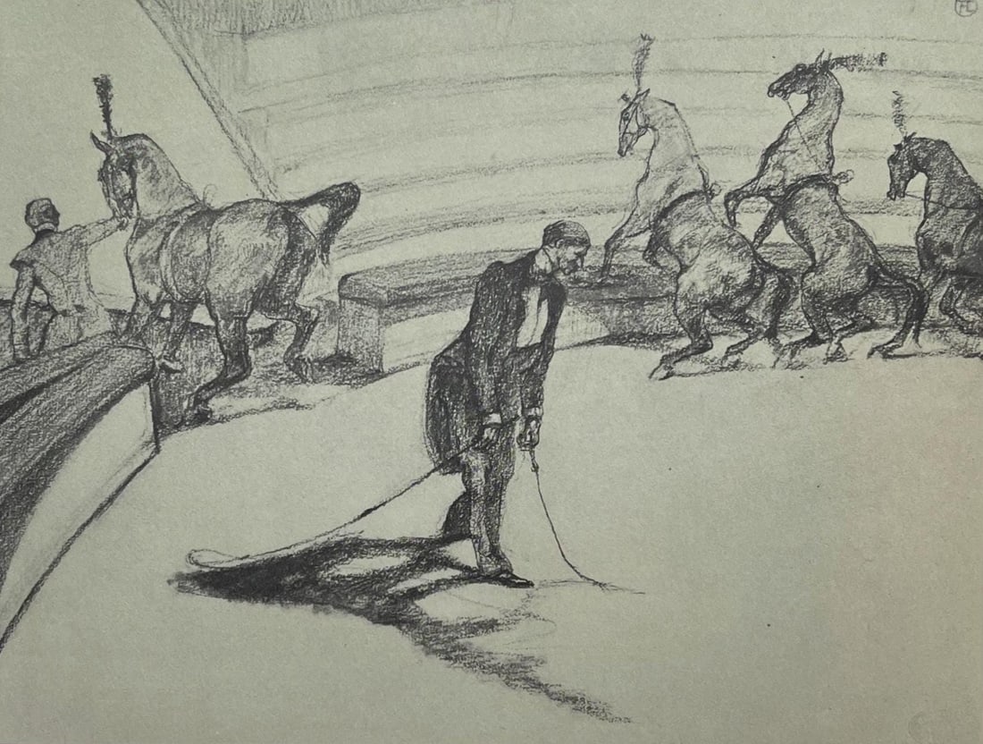 Lithograph - Henri de Toulouse-Lautrec - Performing Horses - At the Circus: Lithograph - Henri de Toulouse-Lautrec - Performing Horses - At the Circus This listing features Lithograph - Henri de Toulouse-Lautrec - Performing Horses - At the Circus. Item specifics are provided