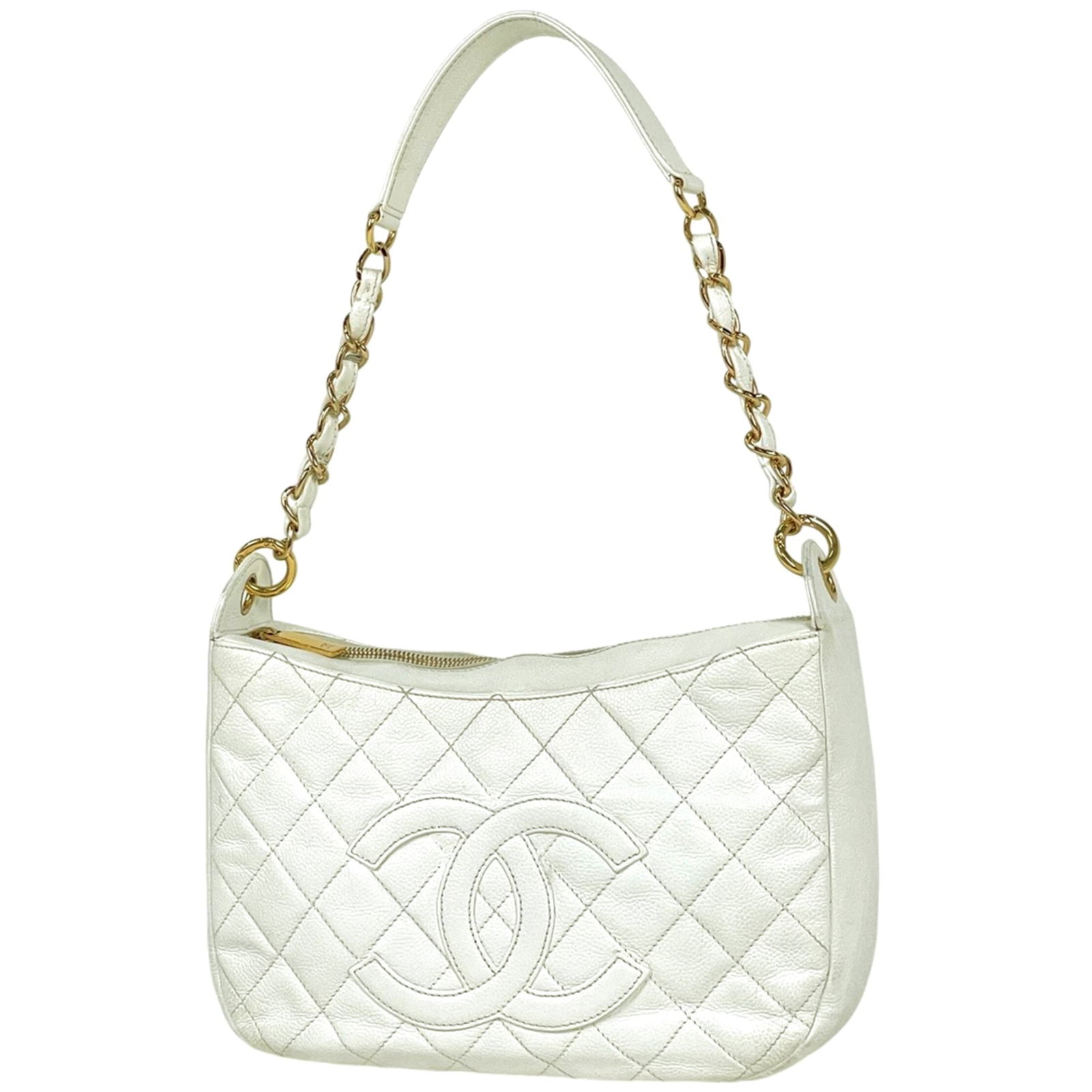Calfskin Chanel Shoulder Bag Grained: Calfskin Chanel Shoulder Bag Grained This listing features Calfskin Chanel Shoulder Bag Grained. Item specifics are provided below. Item Specifics: Brand: Chanel Type: Shoulder Bag Material: Grained C