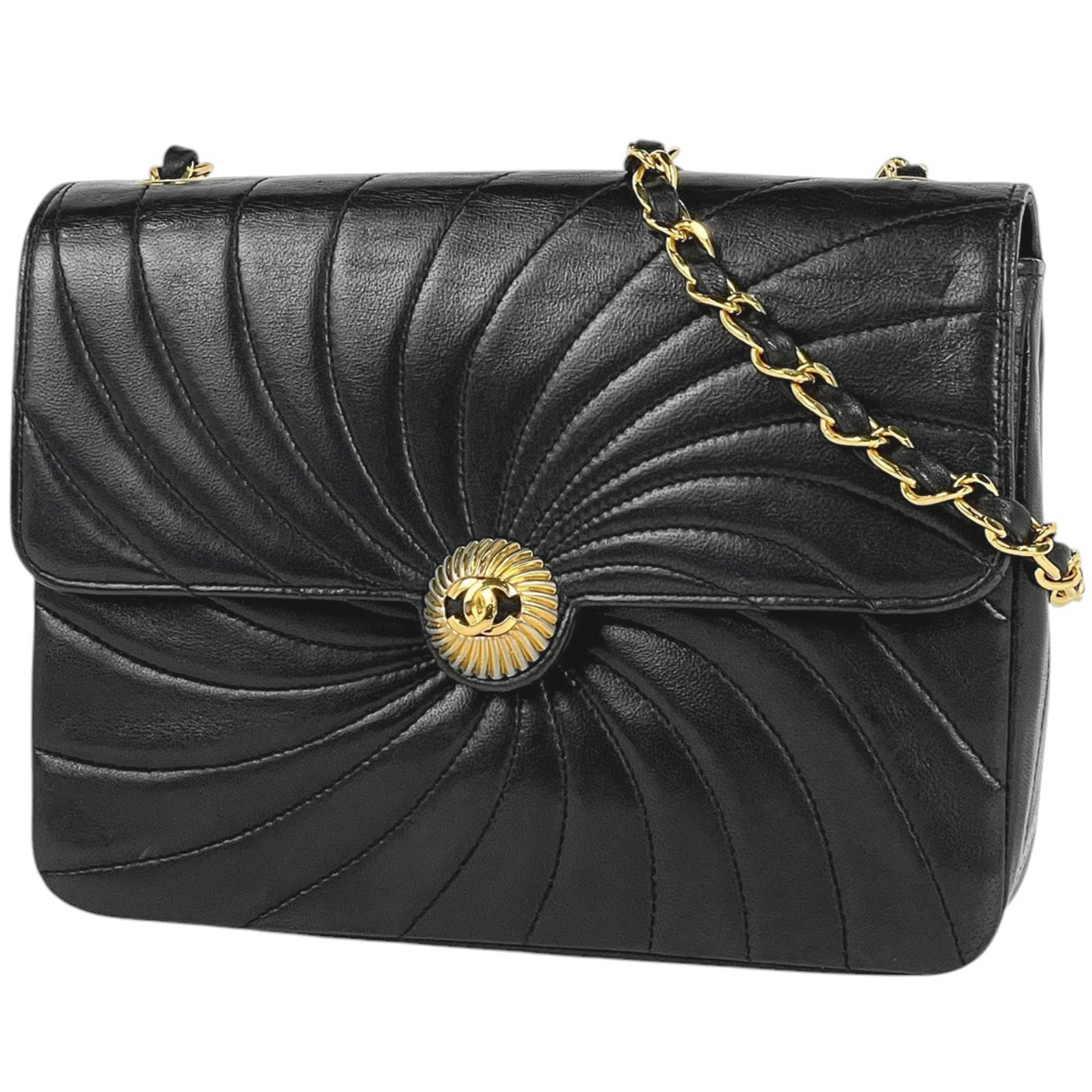 Leather Chanel Shoulder Bag: Leather Chanel Shoulder Bag This listing features Leather Chanel Shoulder Bag. Item specifics are provided below. Item Specifics: Brand: Chanel Type: Shoulder Bag Material: Leather Color: Black Gender