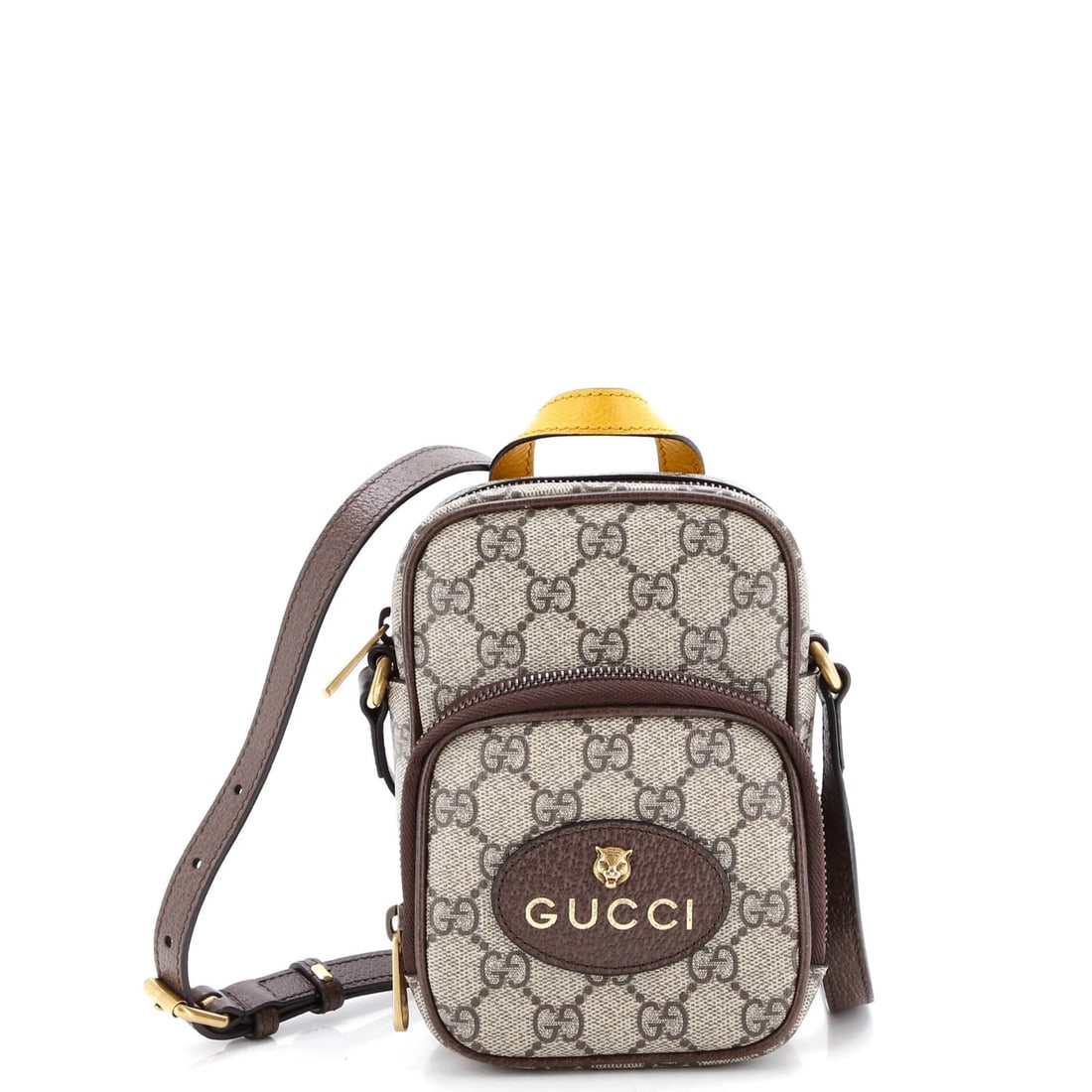 Mini Gucci Neo Vintage Top Handle Crossbody Bag GG Coated Canvas: Mini Gucci Neo Vintage Top Handle Crossbody Bag GG Coated Canvas This listing features Mini Gucci Neo Vintage Top Handle Crossbody Bag GG Coated Canvas. Item specifics are provided below. Item Specifi