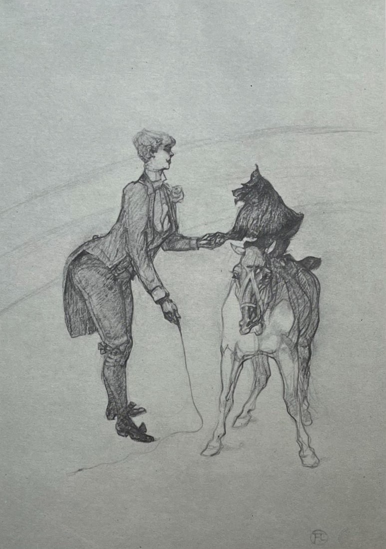 Lithograph - Henri de Toulouse-Lautrec - Female Trainer - At the Circus: Lithograph - Henri de Toulouse-Lautrec - Female Trainer - At the Circus This listing features Lithograph - Henri de Toulouse-Lautrec - Female Trainer - At the Circus. Item specifics are provided below