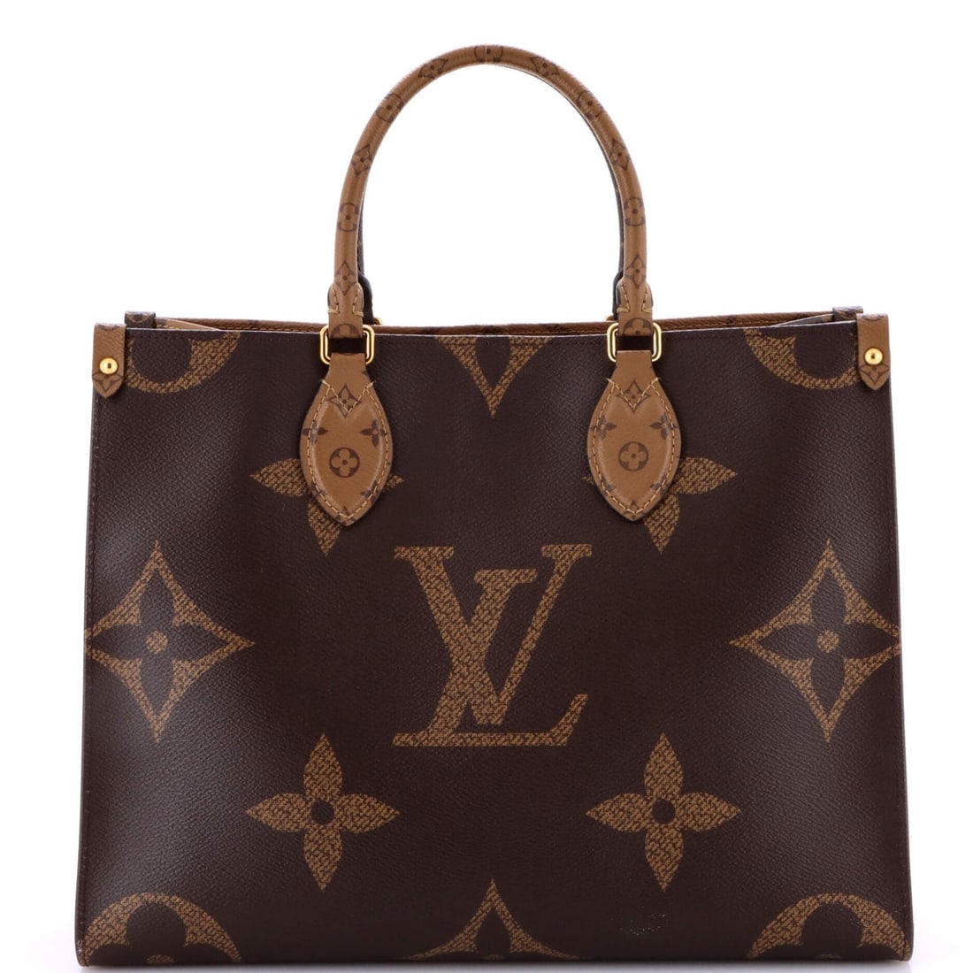 MM Louis Vuitton OnTheGo Tote Reverse Monogram Giant: MM Louis Vuitton OnTheGo Tote Reverse Monogram Giant This listing features MM Louis Vuitton OnTheGo Tote Reverse Monogram Giant. Item specifics are provided below. Item Specifics: Brand: Louis Vuitton