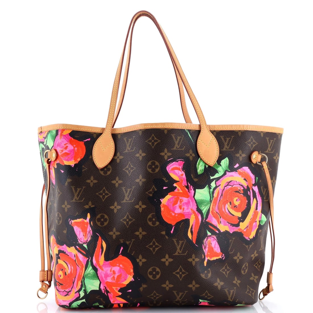 MM Louis Vuitton Neverfull Tote Limited Edition Monogram Roses: MM Louis Vuitton Neverfull Tote Limited Edition Monogram Roses This listing features MM Louis Vuitton Neverfull Tote Limited Edition Monogram Roses. Item specifics are provided below. Item Specifics: