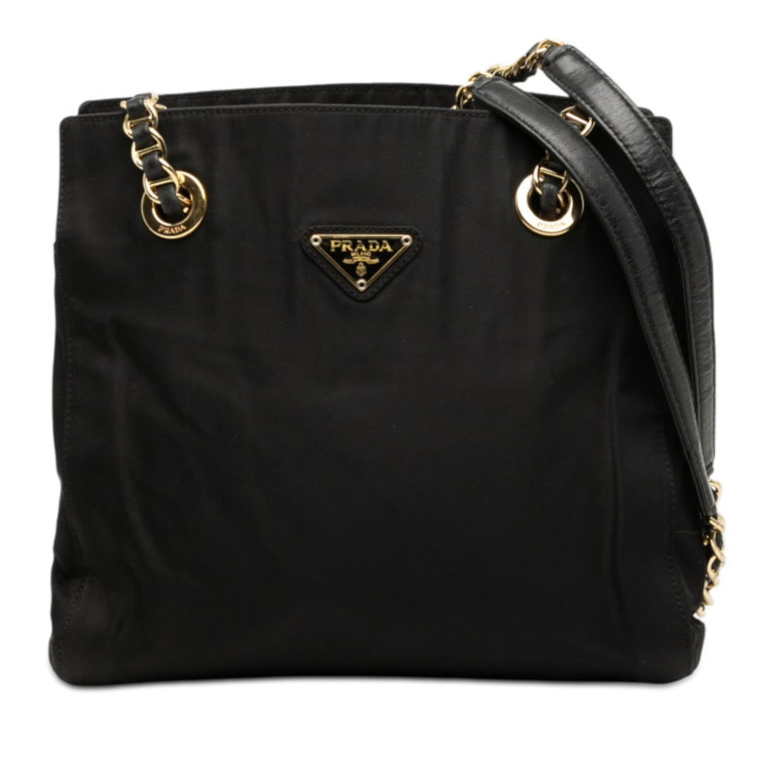 Leather - Prada Shoulder Bag Nylon: Leather - Prada Shoulder Bag Nylon This listing features Leather - Prada Shoulder Bag Nylon. Item specifics are provided below. Item Specifics: Brand: Prada Type: Shoulder Bag Material: Nylon , Leathe