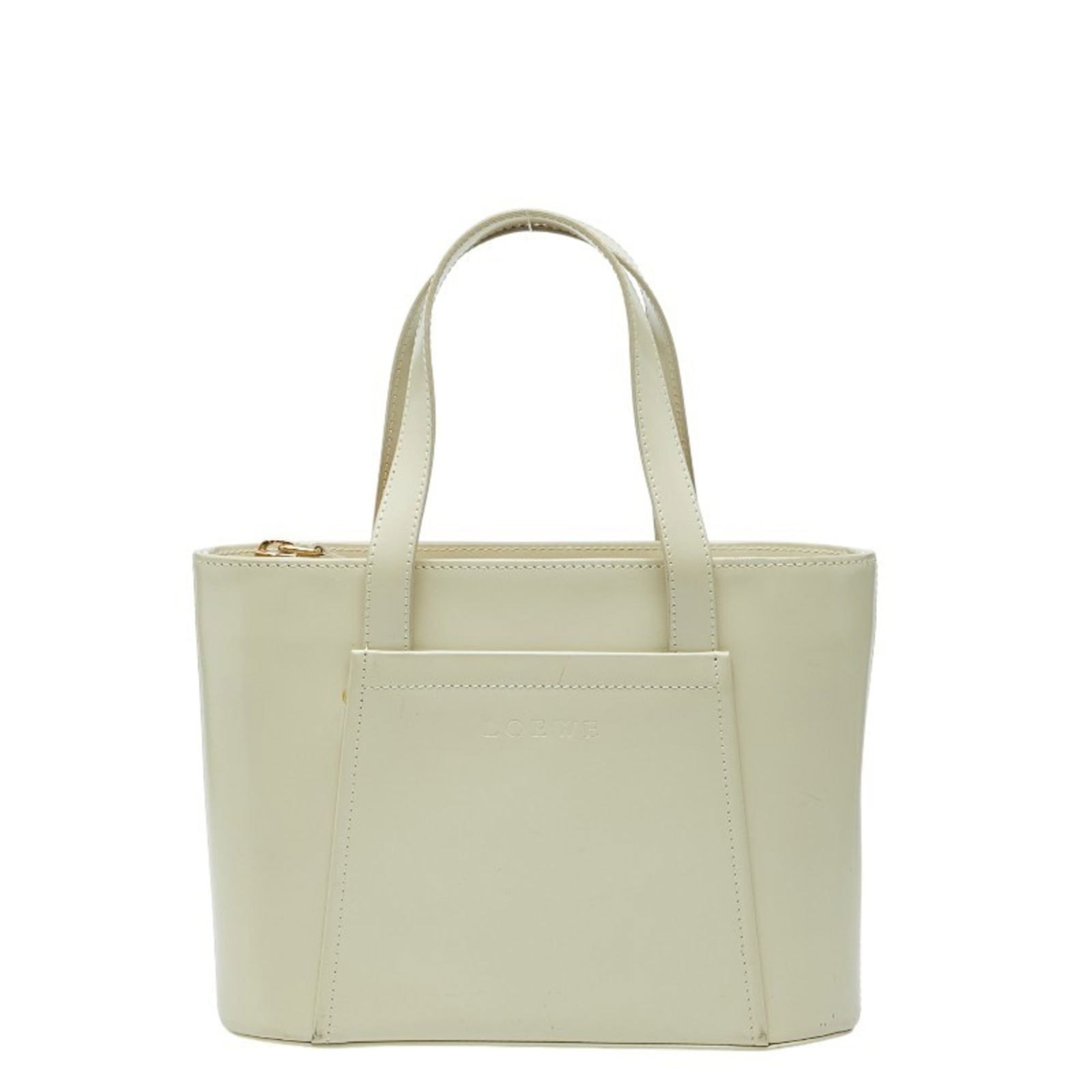 Leather Loewe Handbag: Leather Loewe Handbag This listing features Leather Loewe Handbag. Item specifics are provided below. Item Specifics: Brand: Loewe Type: Handbag Material: Leather Leather/Fur Type: Enamel Leather Colo