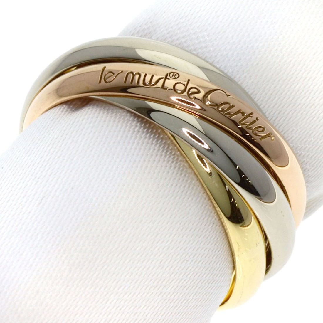 Gold CARTIER Trinity 5-piece #51 Ring K18 Yellow Gold K18 White: Gold CARTIER Trinity 5-piece #51 Ring K18 Yellow Gold K18 White This listing features Gold CARTIER Trinity 5-piece #51 Ring K18 Yellow Gold K18 White. Item specifics are provided below. Item Specifics